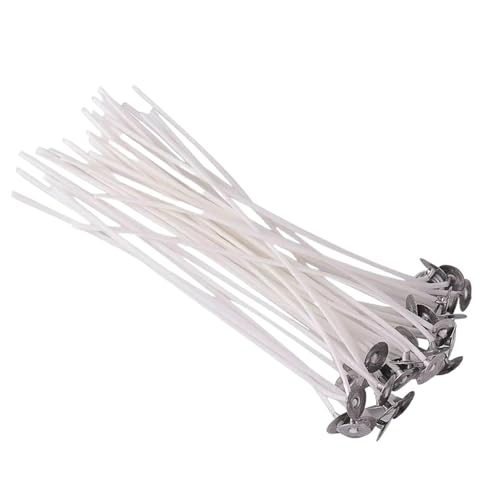 Mechas de Algodón Enceradas para Velas 200 piezas 20 cm miniatura 3