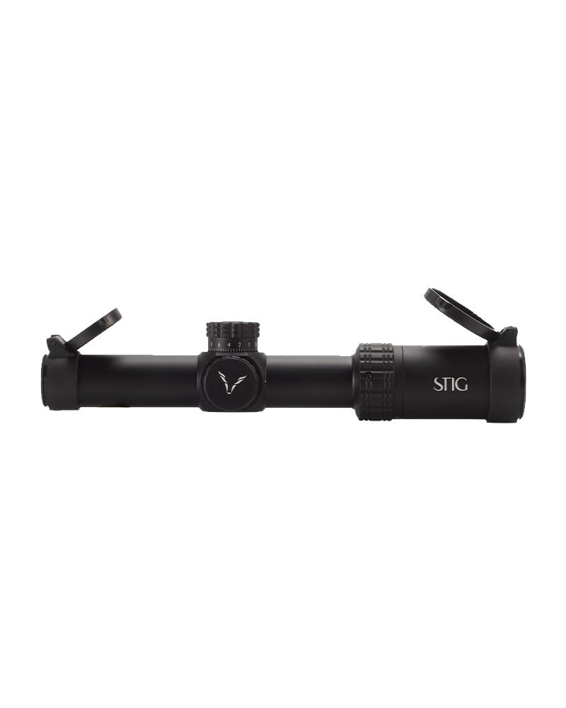 STIG Aska Cannocchiale da Puntamento, Zoom 1-6x24, Impermeabile, Antiurto, Ottica di Precisione, Lente in HD