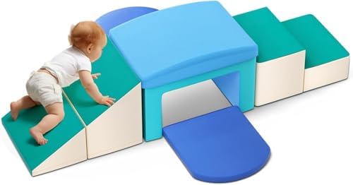 CUPCHID Parcours motricité bébé,Soft Ply Corner Climber Lot de 6 ...