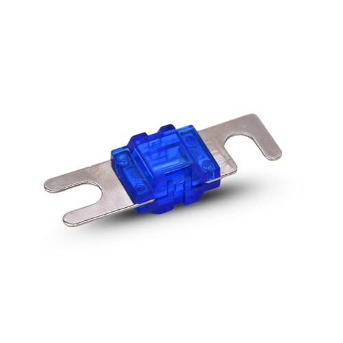 Image of KMH 60A Mini ANL Fuse Kit Nickel Blade Plated Fork Fuses | Car Audio & Video Circuit Breaker Protection | Electronic System Fuse Holder for Safe Power Distribution, Pack of 10