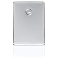 G-Technology 2TB G-DRIVE mobile USB 3.0 Portable External Hard Drive, Silver - 0G06072-1
