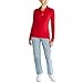 AEROPOSTALE Women's Aero Uniform Polo Long Sleeve True Red