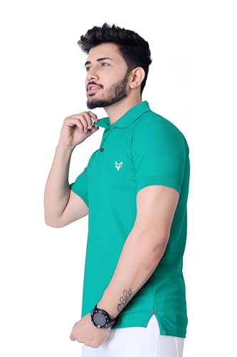 Image of Men's Premium Polo T-Shirt | Classic Collar | Smooth Finish | Half Sleeve Casual Wear (XS to 3XL)