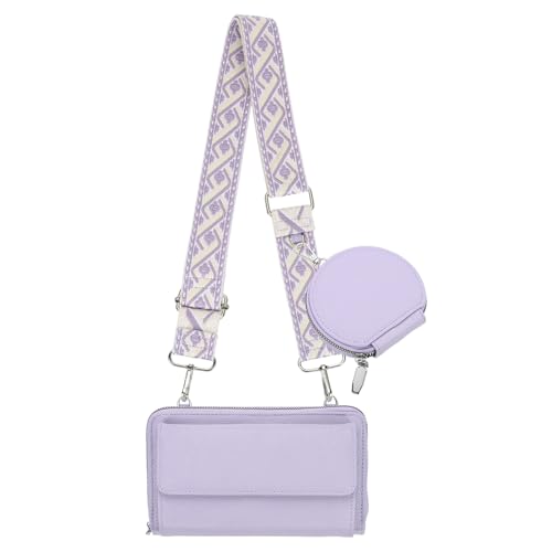 uxcell Small Crossbody Purses for Women,Phone Wallet Handbag with Coin Purse