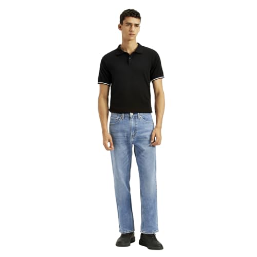 Image of Men's 505 Straight fit Light-Blue Jeans