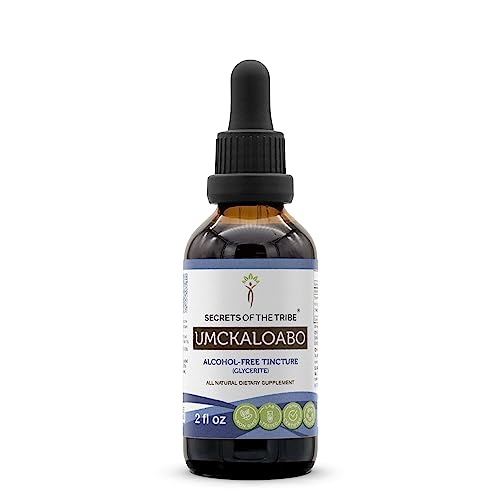 Secrets of the Tribe - Umckaloabo Tincture Alcohol-Free Extract, Wildcrafted
