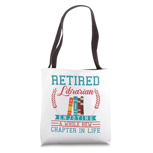 Bolsa Tote Divertida para Jubilados Librero miniatura 1