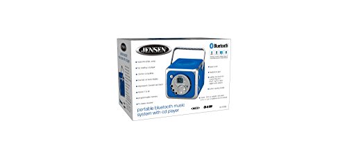 image for Jensen CD-555 Blue CD Bluetooth Boombox Portable Bluetooth Music Syste