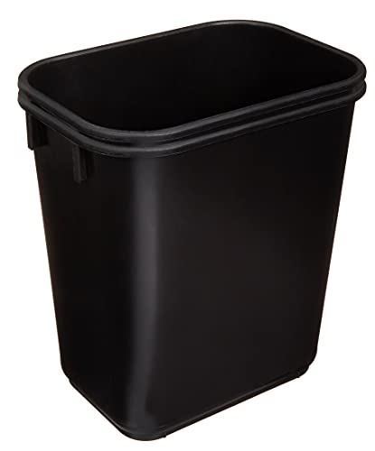 image for Amazon Basics Small Trash Can, Rectangular Commercial Office Wastebask