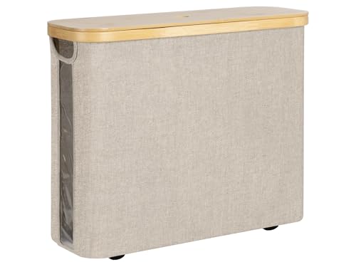 StorageWorks Toilet Paper Storage with Bamboo Lid, Toilet Paper Holder...