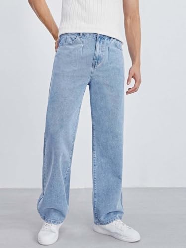 Image of KOTTY Men's Straight Fit Jeans - Classic Denim with Comfortable Fit, Durable Fabric, and Timeless Style