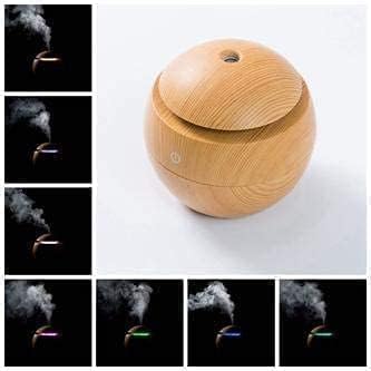KBZONE Wood Cool Mist Ultrasonic Humidifier For Room Moisture, Aroma Diffuser For Home, Essential Oil Diffuser With Colorful Light, Auto Shut-Off Ideal For Office, Car, Travel, Home - Image 9 thumbnail