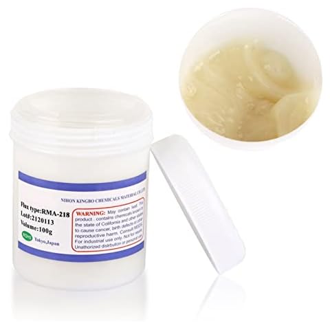 Lötflussmittelpaste,RMA-218 140g Elektrische Flussmittel Lötpaste,Gute Befeuchtung BGA Reballing Lötung Reparaturwerkzeug,für Computer oder Handy BGA Cover