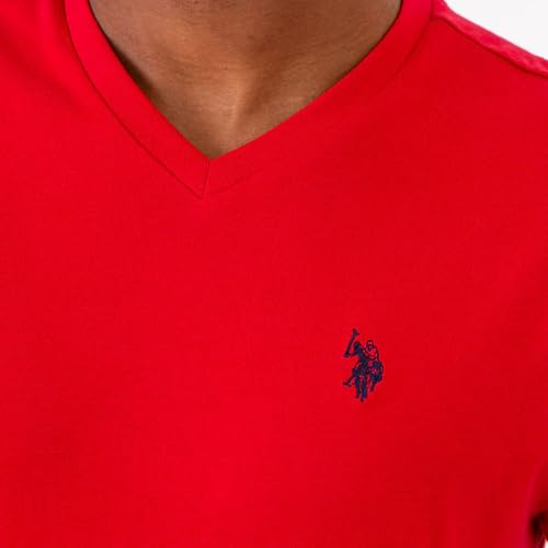 Image of U.S. Polo Assn. Men's Solid V‑Neck T-Shirt