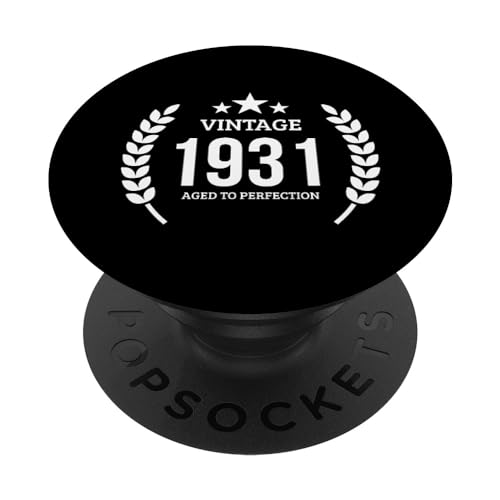 Nacido en 1931 Regalo de cumpleaños para 91 años de edad 91 cumpleaños PopSockets PopGrip Intercambiable