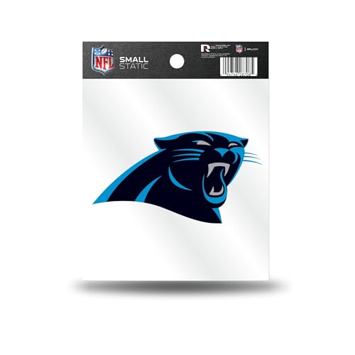 Rico Industries NFL Carolina Panthers Small Static Cling Decal