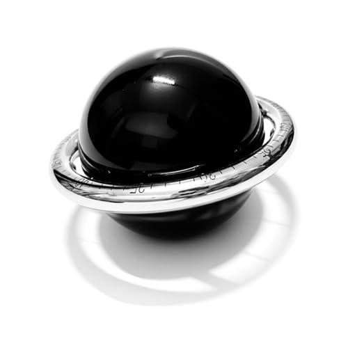 Kitchen Timer, 60-Minute Mechanical Timer with Magnetic Back - No Batteries Required - Loud Alarm, Wind Up Manual Time Countdown Reminder for Cooking, Baking, Exercise, Study, Working, Gaming, Black