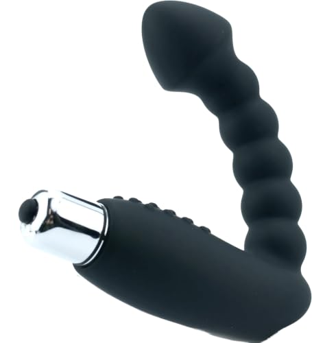 Masajeador prostático impermeable y plug anal con vibración para estimulación del punto P