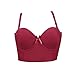 Produktbild Erotic underwearZY Korsagen & Bustiers Shapewear Sammeln Sie Sechsreihige Form Eine Halbe Tasse Nahtlose BH Rot_95B