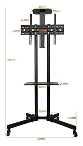 Soporte móvil para TV con ruedas ajustable en altura miniatura 7