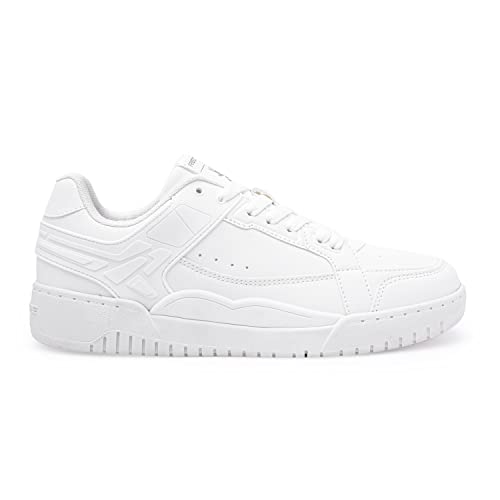 Image of Red Tape Women's Sneakers White Pu Round Lace-Up Lightweight Comfort