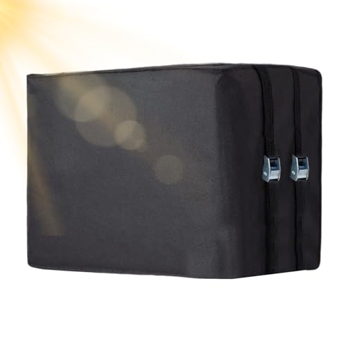 屋外用エアコンカバー 冬季対応,防水アウトドアクーラーカバー | 中央コンデンサー用断熱バリアシールドプロテクター