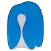 MAROL Gel Fersenschutz gegen Druckschmerz bei Fersensporn Fersenkissen/U Form / 1 Paar/Größe 40-46, Blau, 36-39