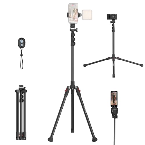 SmallRig Phone Tripod with Remote 67 Tripod for Camera Reverse-Folding Universal Tripod Stand for Pivo Auto Tracking Holder and Light for Video Vlog Selfie and Live Stream Encore PT-30 4363