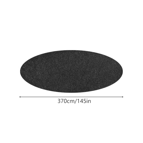 Bâche de protection robuste tapis de sol piscine rond haute densité - 7