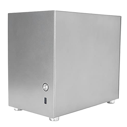コンピュータケースホルダーケースシャーシ小型ミニホルダーオーガナイザー Miniitx Itx 用、デスクトップホスト用合金、Mini Itx PC