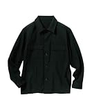 [ニッセン] メンズ CPOシャツジャケット 黒 6L