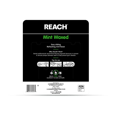 Reach 100YARDS-5 Johnson & Johnson Reach Mint Waxed Dental Floss thumb #2