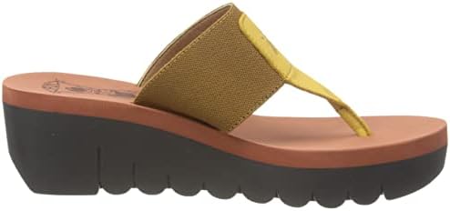 Fly London Women's Slide Sandal, Bumblebee Camel Brick, 7.5 | Image 3