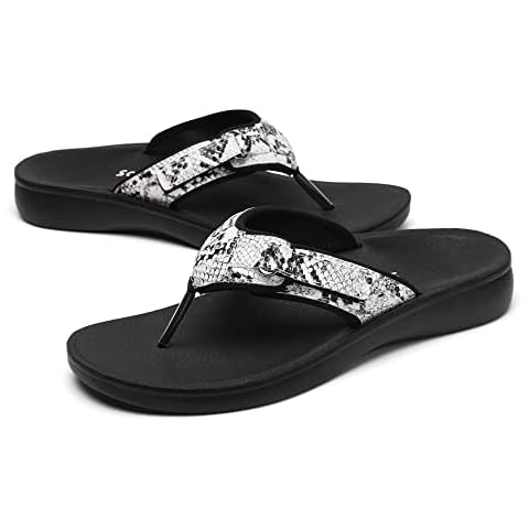 SOLLBEAM Womens Orthotic Comfort Flip Flops Cover