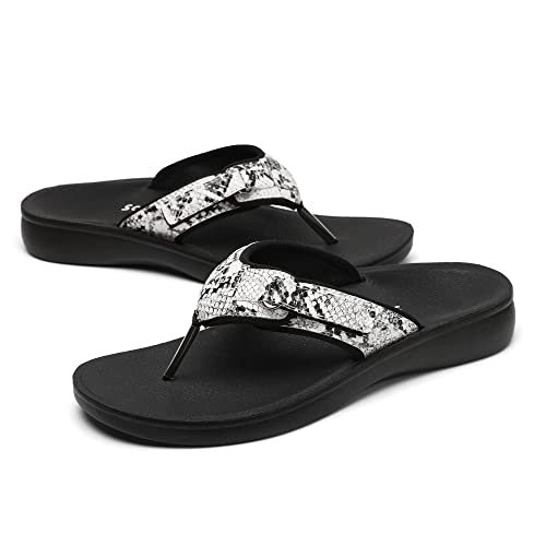 Image of SOLLBEAM Womens Original Orthotic Comfort Thong Style Flip Flops Sandals With Arch Support Heel Cup