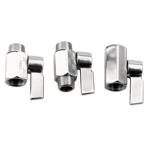 Válvula mini de 3/4 acero inoxidable 304 para solucionar fugas en tubos NPT