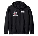 NASA Artemis II Mission Patch Worm Logo Zip Hoodie