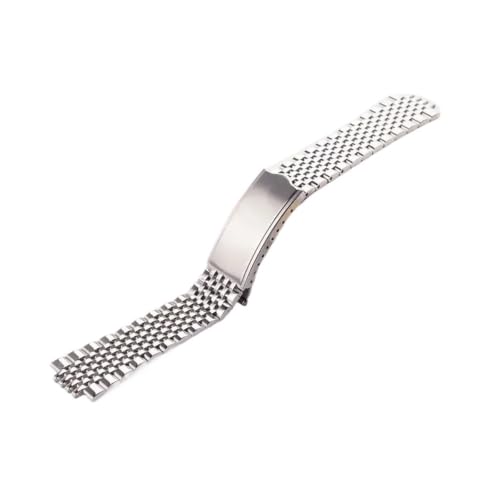 Bracelet de montre en riz perles incurvées 20mm 19mm 18mm Vintage Omega