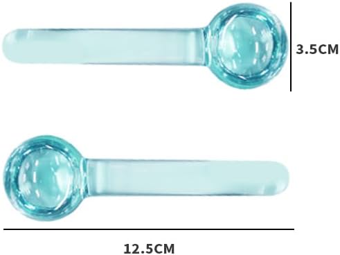 Small Ice Globes for Face 2PCS– for Facials, Skin Tightening & Anti-Aging–Perfect Ice Globes for Reduction of Puffiness & Wrinkles of Face, Neck & Eyes–Pink and Blue (Light Pink) - Image 6