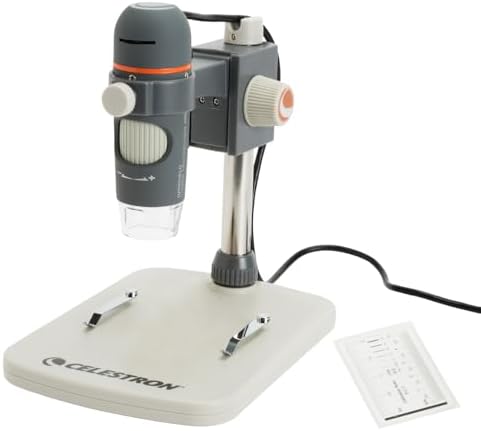 Celestron – 5MP USB Handheld Digital Microscope Pro – Adjustable ...
