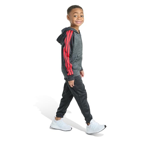 adidas Boys 2-piece Long Sleeve Poly Fleece Jacket & Jogger Set2