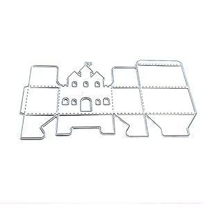 BABYVIVA 3D Hohlburg Schloss Metallstanze