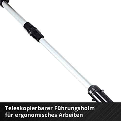 Einhell Akku-Rasentrimmer GE-CT 18 Li Kit Power X-Change (Li-Ion, 18V, Motorkopf drehbar, Flowerguard, inkl 20 Kunststoffmesser, inkl. 2,0Ah Akku und Ladegerät), Rot/Schwarz – Bild 7