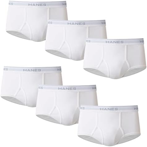 Hanes Men Hanes Men's Tagless White Briefs with ComfortFlex Waistband-Multiple Packs Available