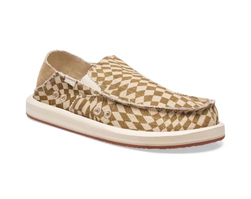 Image of Sanuk Donny Mens Loafers - Slip On Shoes with Memory Foam Footbed
