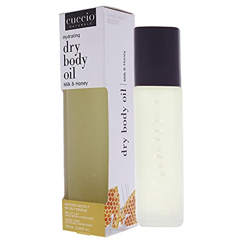 Cuccio Naturale Hydrating Dry Body Oil - Milk & Honey, Paraben-Free, 3.38 Oz #TOP1