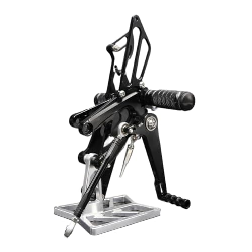 Repose-pieds arrière réglable moto en aluminium pour sorties sur piste