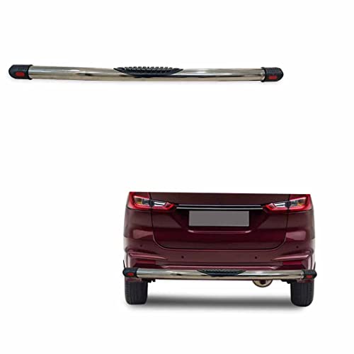 Image of Stainless Steel High Gloss Safety Rear Bumper Protector for Maruti Suzuki Ertiga 2018