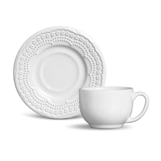Porto Brasil Madeleine (6 xícaras com pires) 161ml