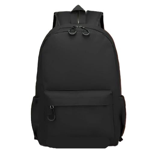 Image of Waterproof Casual Backpack for Girls & Women Stylish Trendy School and College Bag 17 inch x 12 inch Durable Daily Use Black